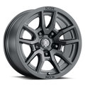 Icon Vehicle Dynamics ICON ALLOYS VECTOR 5 SAT BLK -17 x 8.5/5 x 150/25MM/5.75IN BS 2617855557SB